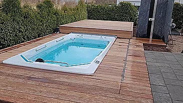 Elektromotor für begehbare Poolabdeckung - Antrieb